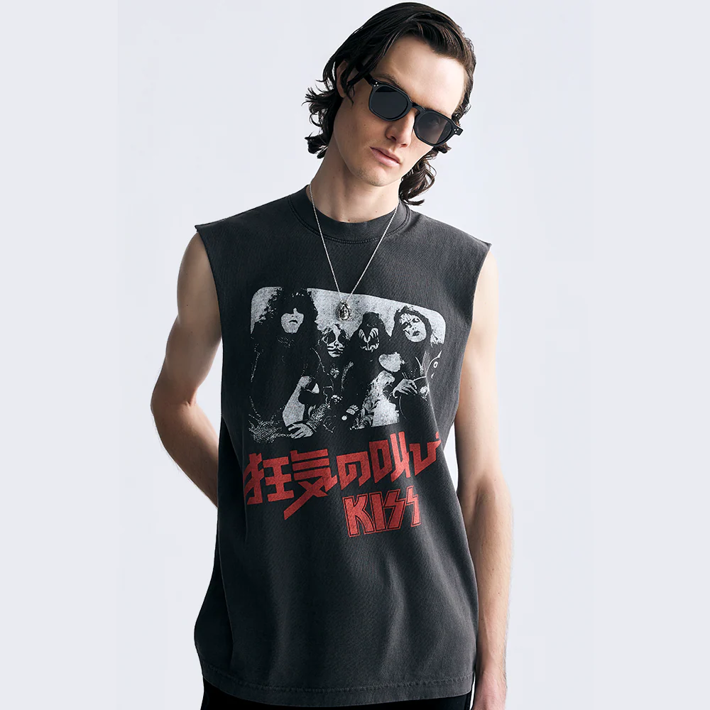 Shout It Out Loud Japan Cover Muscle Tee - Image 4