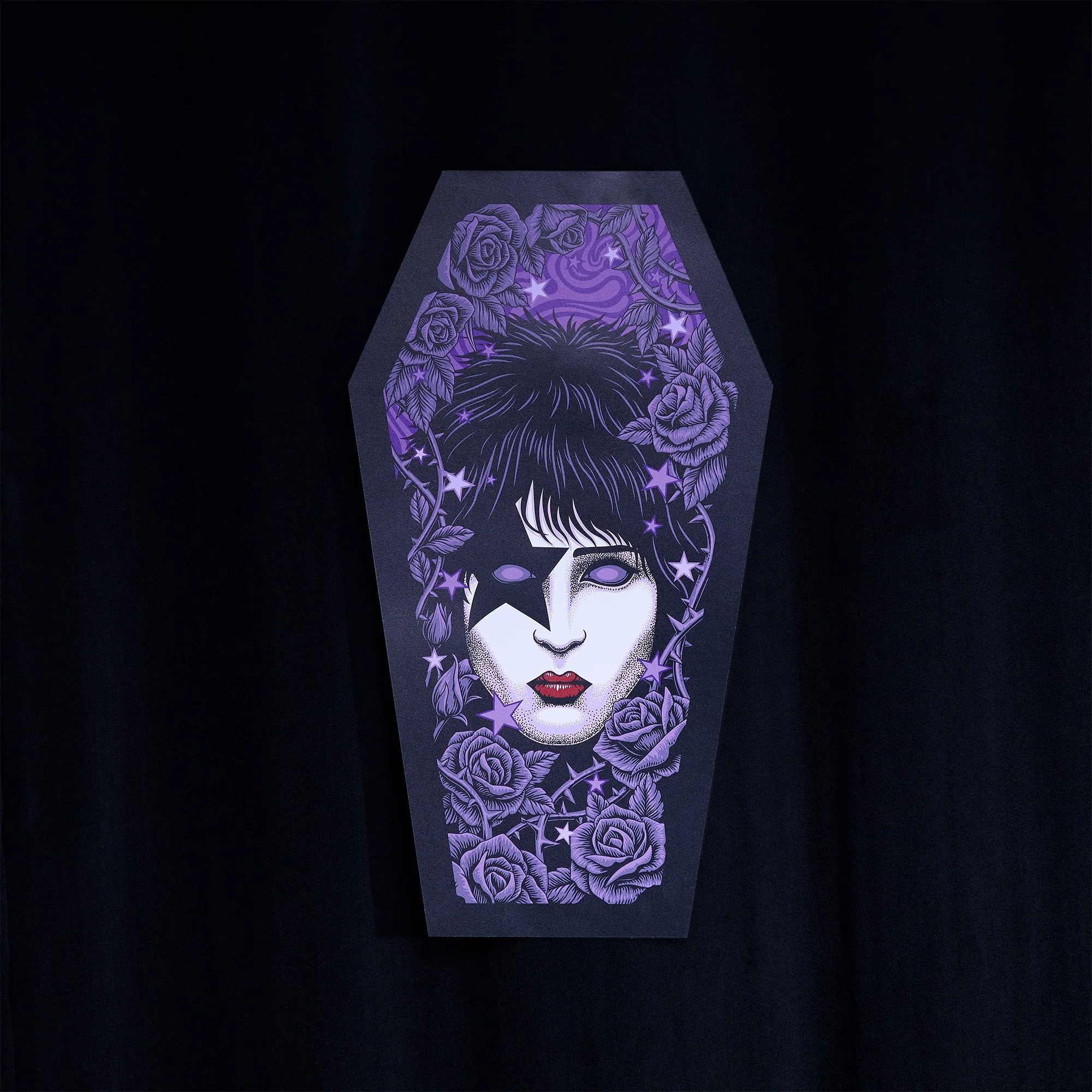 The Starchild Coffin Poster (Screen Printed + Glow In The Dark) - Image 3
